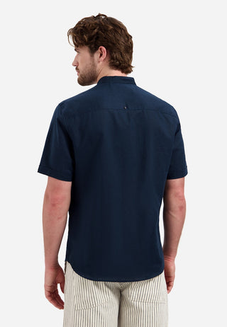 NO EXCESS / Herren-Shirt / Shirt Short Sleeve Granddad With Li