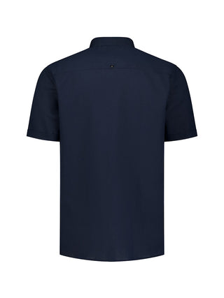 NO EXCESS / Herren-Shirt / Shirt Short Sleeve Granddad With Li