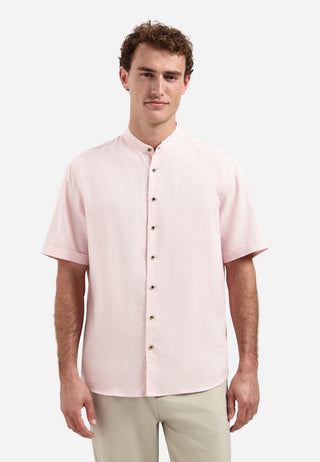 NO EXCESS / Herren-Shirt / Shirt Short Sleeve Granddad With Li