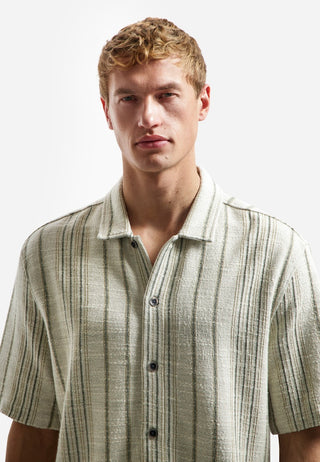 NO EXCESS / Herren-Shirt / Shirt Short Sleeve Jacquard Fancy S