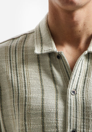 NO EXCESS / Herren-Shirt / Shirt Short Sleeve Jacquard Fancy S