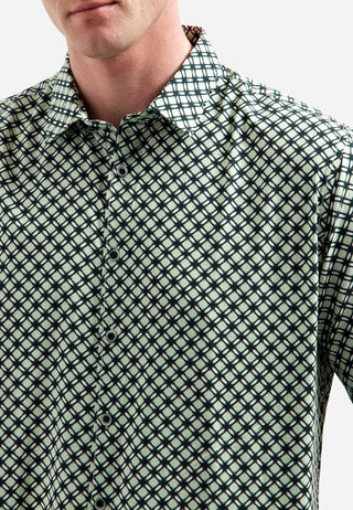 NO EXCESS / Herren-Shirt / Shirt Short Sleeve Stretch Allover