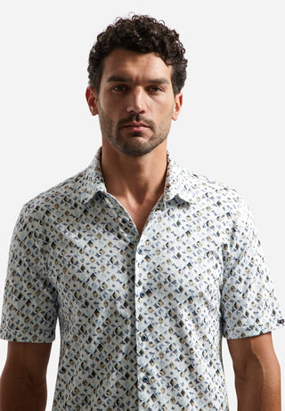 NO EXCESS / Herren-Shirt / Shirt Short Sleeve Jersey Allover P