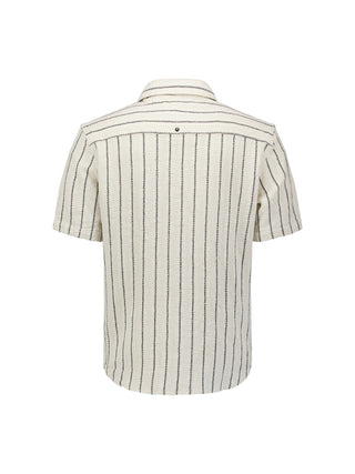 NO EXCESS / Herren-Shirt / Shirt Short Sleeve Dobby 2Tone Stri