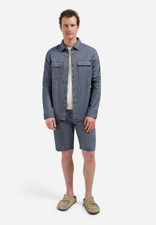 NO EXCESS / Herren-Shorts / Short Chino With Linen