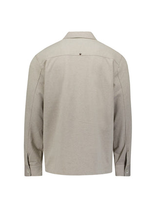 NO EXCESS / Herren-Shirt / Overshirt Full Button Melange Twill