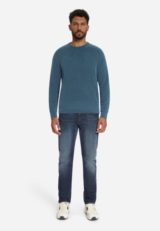 NO EXCESS / Herren-Sweat / Pullover Crewneck Light Weight Chen