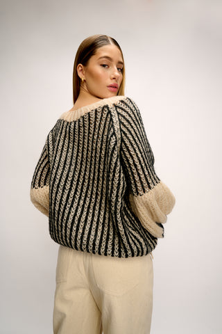 Cream/black;2