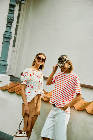 2354 Brilliant White w. Hot Coral;5