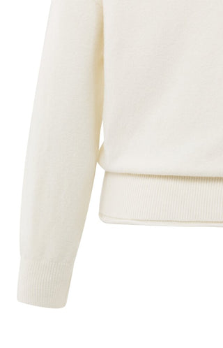 YAYA B.V / Damen-Strick / Pullover mit V-Ausschnitt