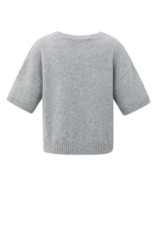 YAYA B.V / Damen-Strick / Pullover mit Aufschrift
