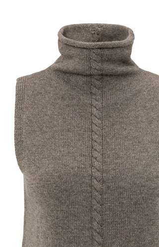 YAYA B.V / Damen-Strick / Pullover mit Zopfmusterdetail
