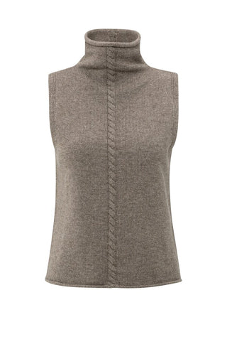 YAYA B.V / Damen-Strick / Pullover mit Zopfmusterdetail