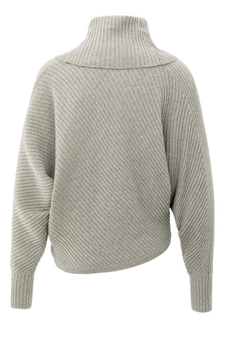 YAYA B.V / Damen-Strick / Pullover mit hohem Kragen
