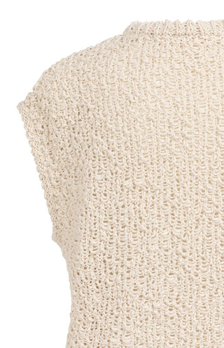 YAYA B.V / Damen-Strick / ?rmelloser Pullover