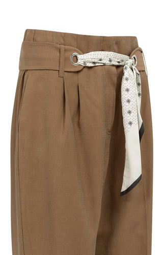 YAYA B.V / Damen-Hose / Hose mit Schalg?rtel