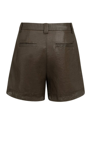 YAYA B.V / Damen-Short / Shorts mit dezentem Glanz