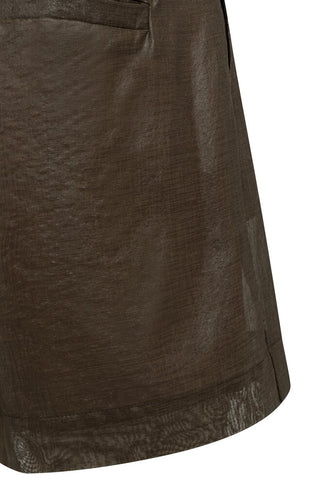 YAYA B.V / Damen-Short / Shorts mit dezentem Glanz