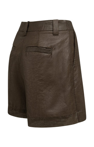 YAYA B.V / Damen-Short / Shorts mit dezentem Glanz