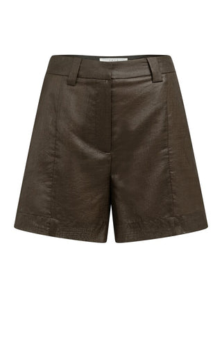 YAYA B.V / Damen-Short / Shorts mit dezentem Glanz