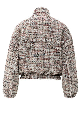 YAYA B.V / Damen-Jacke / Boucl?jacke mit Fransen