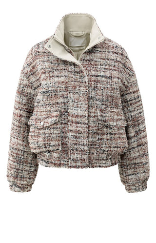 YAYA B.V / Damen-Jacke / Boucl?jacke mit Fransen