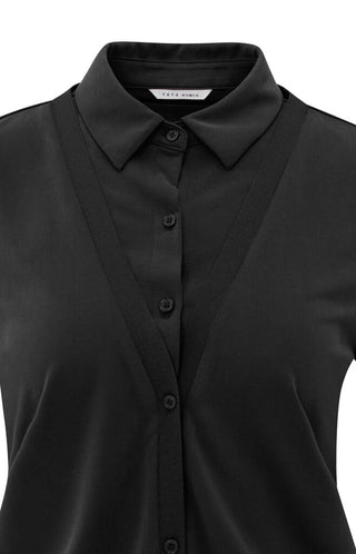 YAYA B.V / Damen-Shirt / Bluse mit Zwei-Lagen-Look