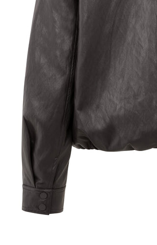 YAYA B.V / Damen-Jacke / Kurze Jacke aus Lederimitat