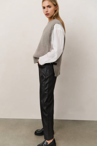 YAYA B.V / Damen-Strick / Pullover mit U-Boot-Ausschnitt