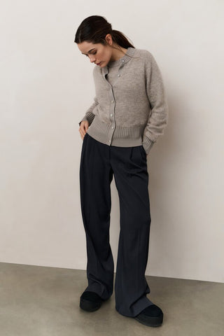 YAYA B.V / Damen-Strick / Cardigan mit Rippdetails
