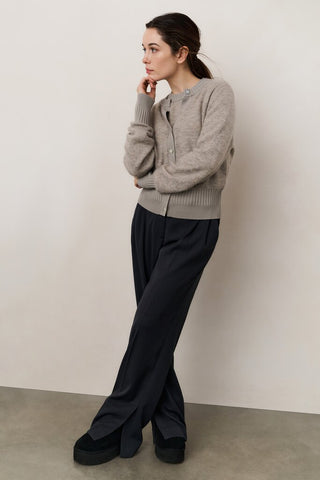 YAYA B.V / Damen-Strick / Cardigan mit Rippdetails