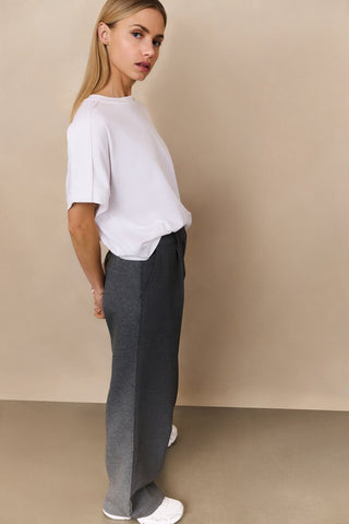 YAYA B.V / Damen-Shirt / Jersey-Oberteil mit Falten
