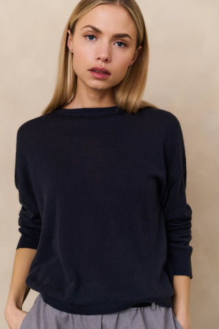 YAYA B.V / Damen-Strick / Strukturierter Strickpullover