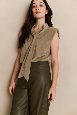 YAYA B.V / Damen-Hose / Hose aus Lederimitat