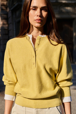 YAYA B.V / Damen-Strick / Pullover mit Kragendetail