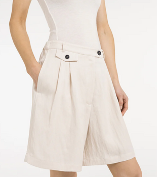 YAYA B.V / Damen-Short / Bermudashorts aus Webstoff